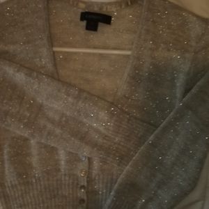 Express small mohair metallic Sweater
